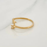 Anillo Estrella 1.5g / T7 Oro Amarillo 18K