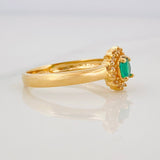 Anillo Halo 2.35g / T6 Oro Amarillo 18K