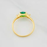 Anillo Corazon 1.6g / T7 Oro Amarillo 18K