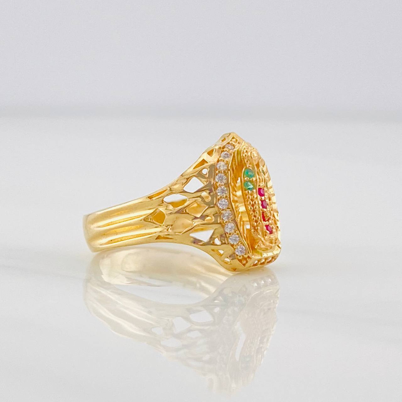 Anillo Virgen de Guadalupe 3.45g / T5 1/2 Oro Amarillo 18K