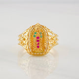 Anillo Virgen de Guadalupe 3.45g / T5 1/2 Oro Amarillo 18K
