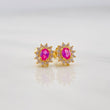 Topos Flor 2.3g / 7.26mm Oro Amarillo 18K