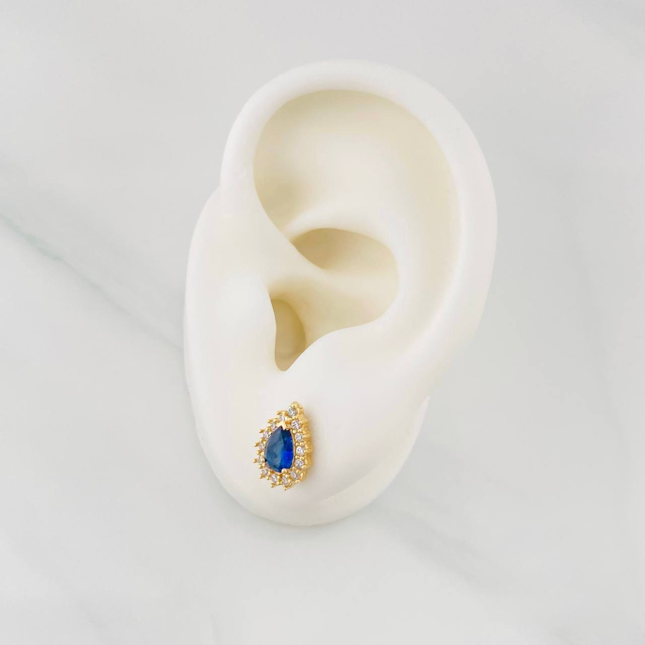 Topos Gota 2.45g / 7.73mm Oro Amarillo 18K