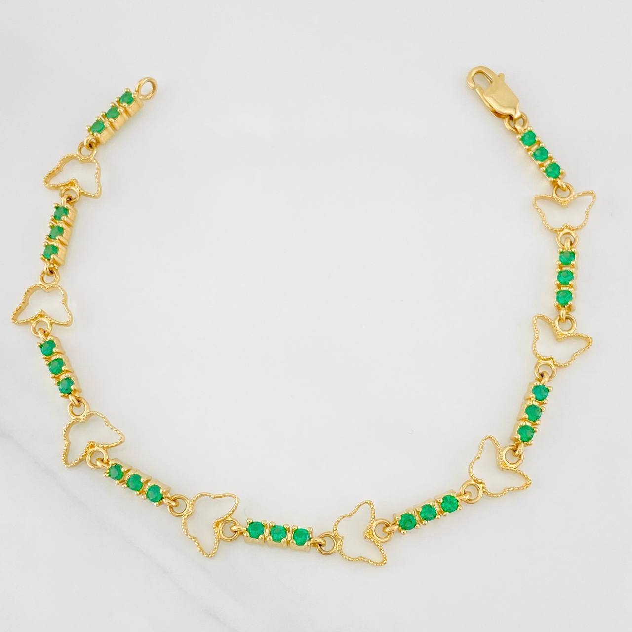 Pulso Mariposa 6.05g / 17cm / 2.37mm Oro Amarillo 18K