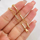 Pulso Halo Mariposa 5.7g / 19cm / 2.71mm Oro Amarillo 18K