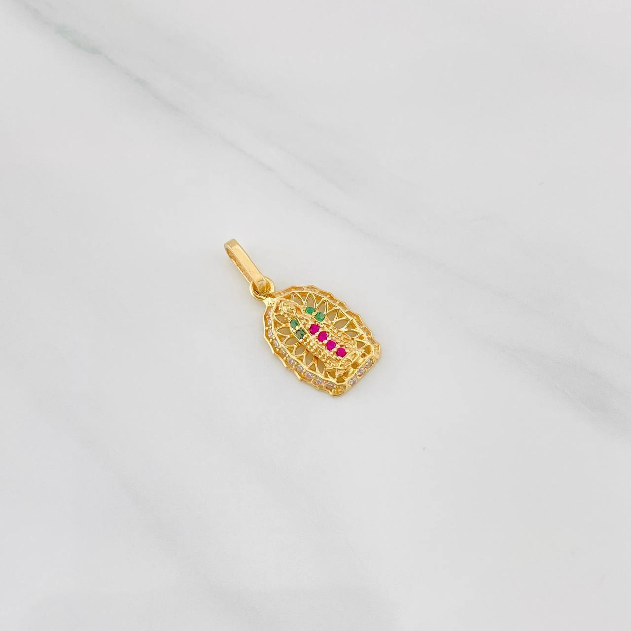 Dije Virgen de Guadalupe 1.3g / 2cm Oro Amarillo 18K