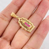 Dije Virgen de Guadalupe 3.35g / 3cm Oro Amarillo 18K