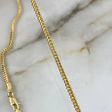 Cadena Franco 9.2gr / 60cm / 2.2mm Oro Amarillo +4