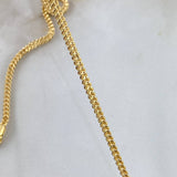 Cadena Franco 9.2gr / 60cm / 2.2mm Oro Amarillo +4