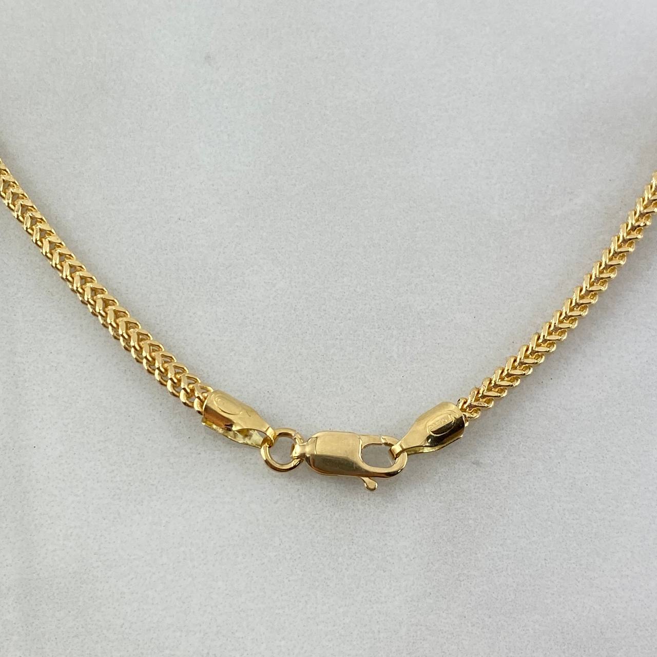 Cadena Franco 9.2gr / 60cm / 2.2mm Oro Amarillo +4