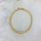 Pulso Chino 4.35gr / 19cm / 3.8mm Oro Amarillo +0Ⴃ