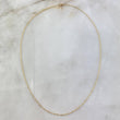 Cadena Aro Seguido 2.1gr / 50cm / 1.7mm Diamantada Oro Amarillo +3