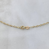 Cadena Aro Seguido 2.1gr / 50cm / 1.7mm Diamantada Oro Amarillo +3