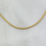 Cadena China 3.25gr / 60cm / 1.5mm Oro Amarillo +0Ⴃ
