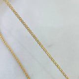 Cadena China 3.25gr / 60cm / 1.5mm Oro Amarillo +0Ⴃ