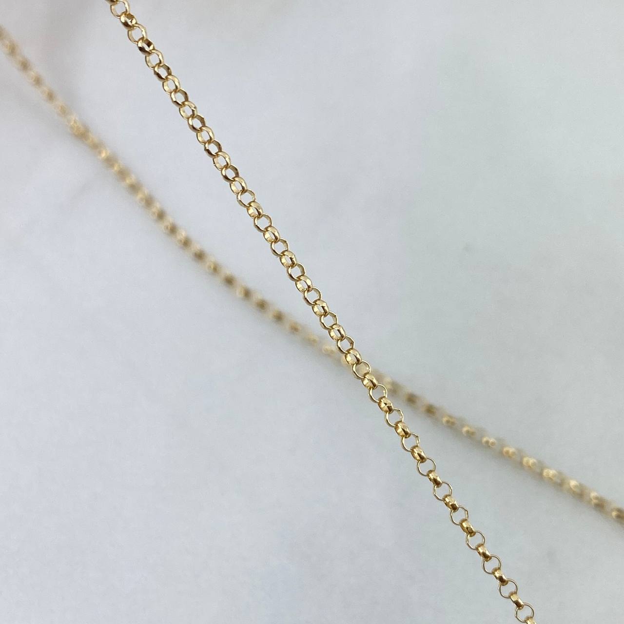 Cadena Roll-On 1.55gr / 45cm / 1.3mm Oro Amarillo +3