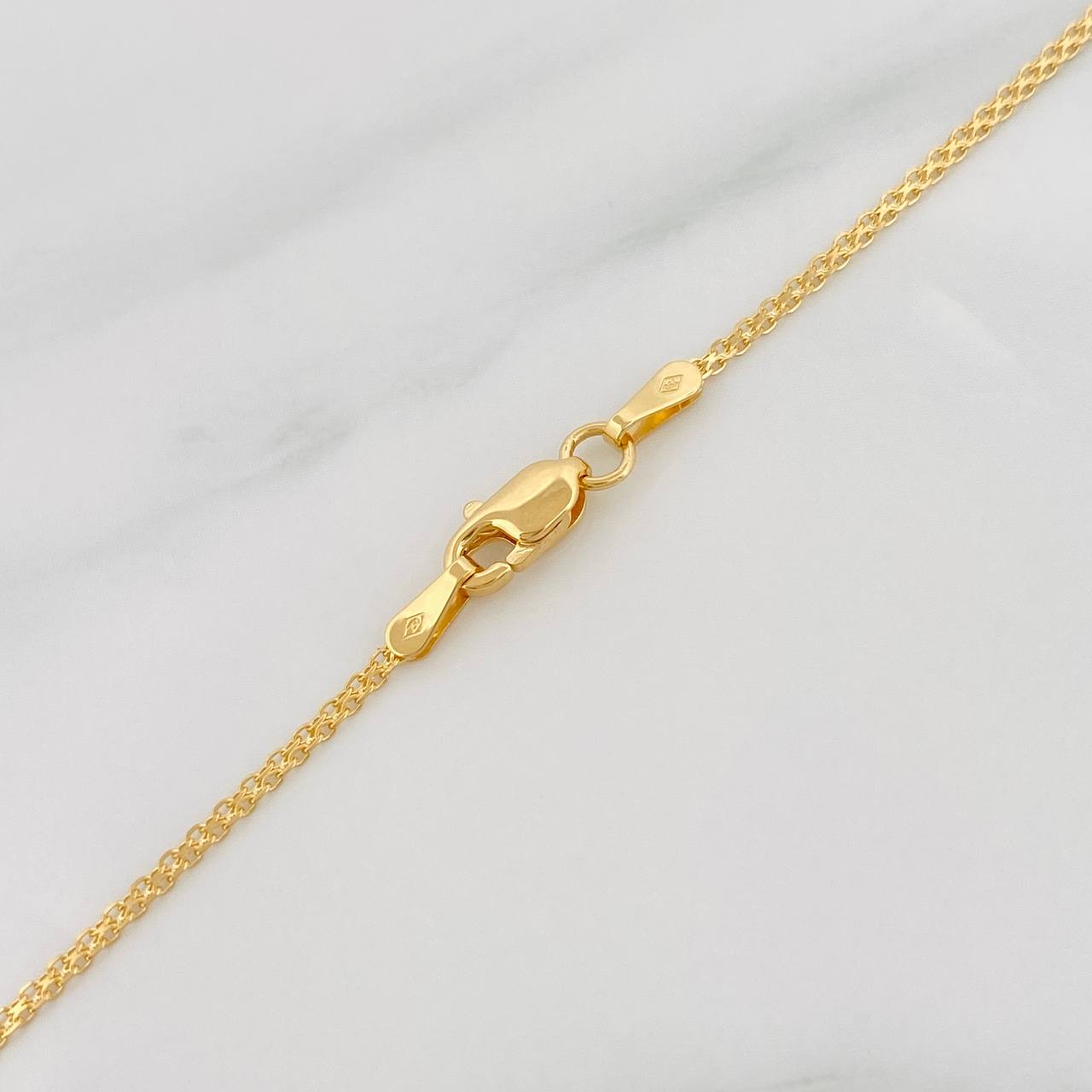 Cadena China 1.85g / 45cm / 0.6mm Oro Amarillo 18K