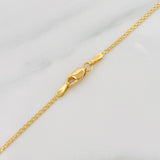 Cadena China 1.85g / 45cm / 0.6mm Oro Amarillo 18K