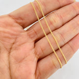 Cadena China 1.85g / 45cm / 0.6mm Oro Amarillo 18K