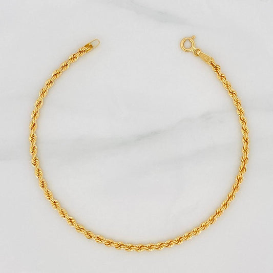 Pulso Lazo 2g / 20cm / 2.65mm Oro Amarillo 18K