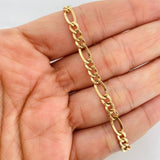 Pulso Figaro 2.2g / 19cm / 3.2mm Oro Amarillo 18K