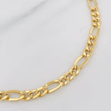 Pulso Figaro 2.3g / 19cm / 4.4mm Oro Amarillo 18K