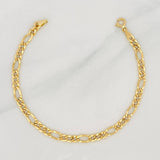 Pulso Figaro 2.2g / 19cm / 3.2mm Oro Amarillo 18K