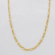 Cadena Figaro 2.2g / 50cm / 2.6mm Oro Amarillo 18K