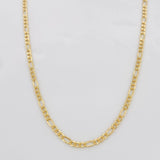 Cadena Figaro 1.3g / 45cm / 1.55mm Oro Amarillo 18K