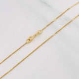 Cadena Veneciana 1.6g / 45cm / 0.7mm Oro Amarillo 18K