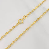 Cadena Escalera Volga 2g / 45cm / 2mm Oro Amarillo 18K