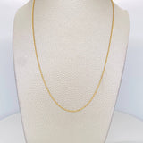 Cadena Militar 2g / 45cm / 0.95mm Oro Amarillo 18K