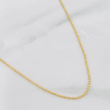 Cadena Militar 2g / 45cm / 0.95mm Oro Amarillo 18K