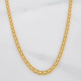 Cadena China 4.6g / 50cm / 2.2mm Oro Amarillo 18K