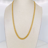 Cadena China 4.35g / 45cm / 4.15mm Oro Amarillo 18K