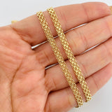Cadena China 4.35g / 45cm / 4.15mm Oro Amarillo 18K