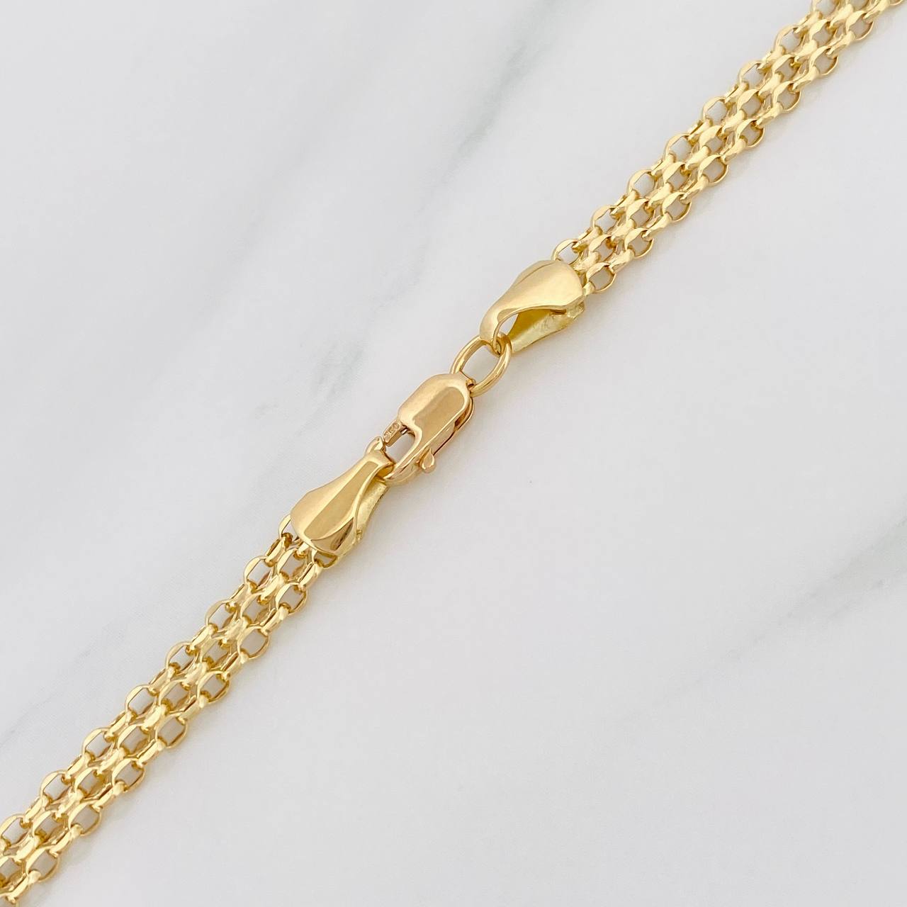 Cadena China 4.35g / 45cm / 4.15mm Oro Amarillo 18K