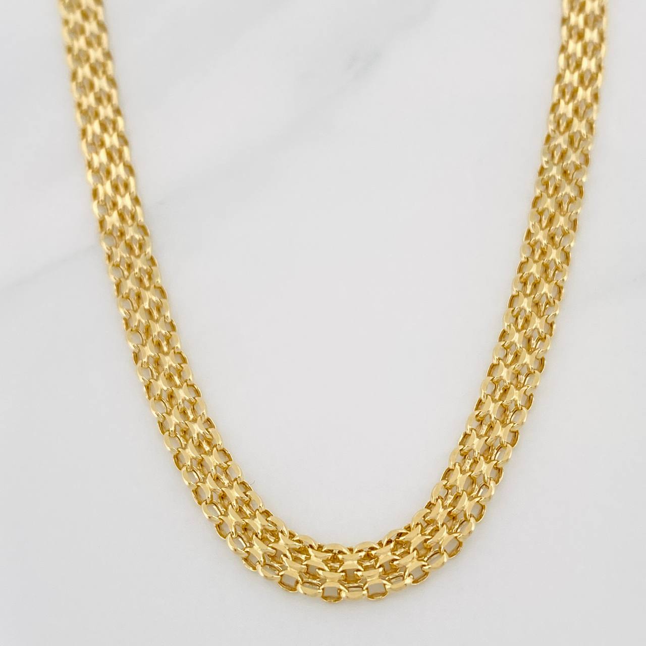 Cadena China 4.35g / 45cm / 4.15mm Oro Amarillo 18K