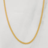 Cadena China 2.6g / 45cm / 1.45mm Oro Amarillo 18K