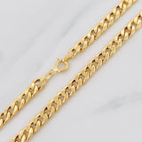 Cadena Cubana 7.8g / 70cm / 5.3mm Oro Amarillo 18K