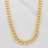 Cadena Cubana 9.8g / 60cm / 4.7mm Oro Amarillo 18K