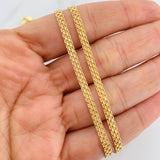 Cadena China 4.2g / 45cm / 1.6mm Oro Amarillo 18K