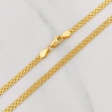 Cadena China 4.2g / 45cm / 1.6mm Oro Amarillo 18K