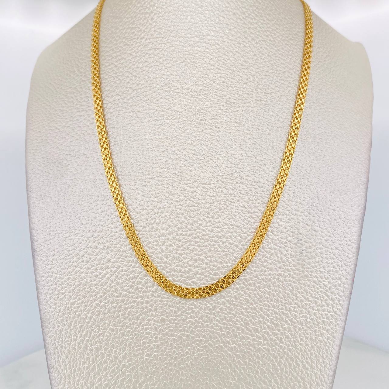 Cadena China 4.2g / 45cm / 1.6mm Oro Amarillo 18K