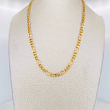 Cadena Figaro 8.2g / 50cm / 2.2mm Oro Amarillo 18K