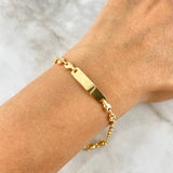 Pulso GC 3.2gr / 16cm / 4.3mm Rectangulo Oro Amarillo ©