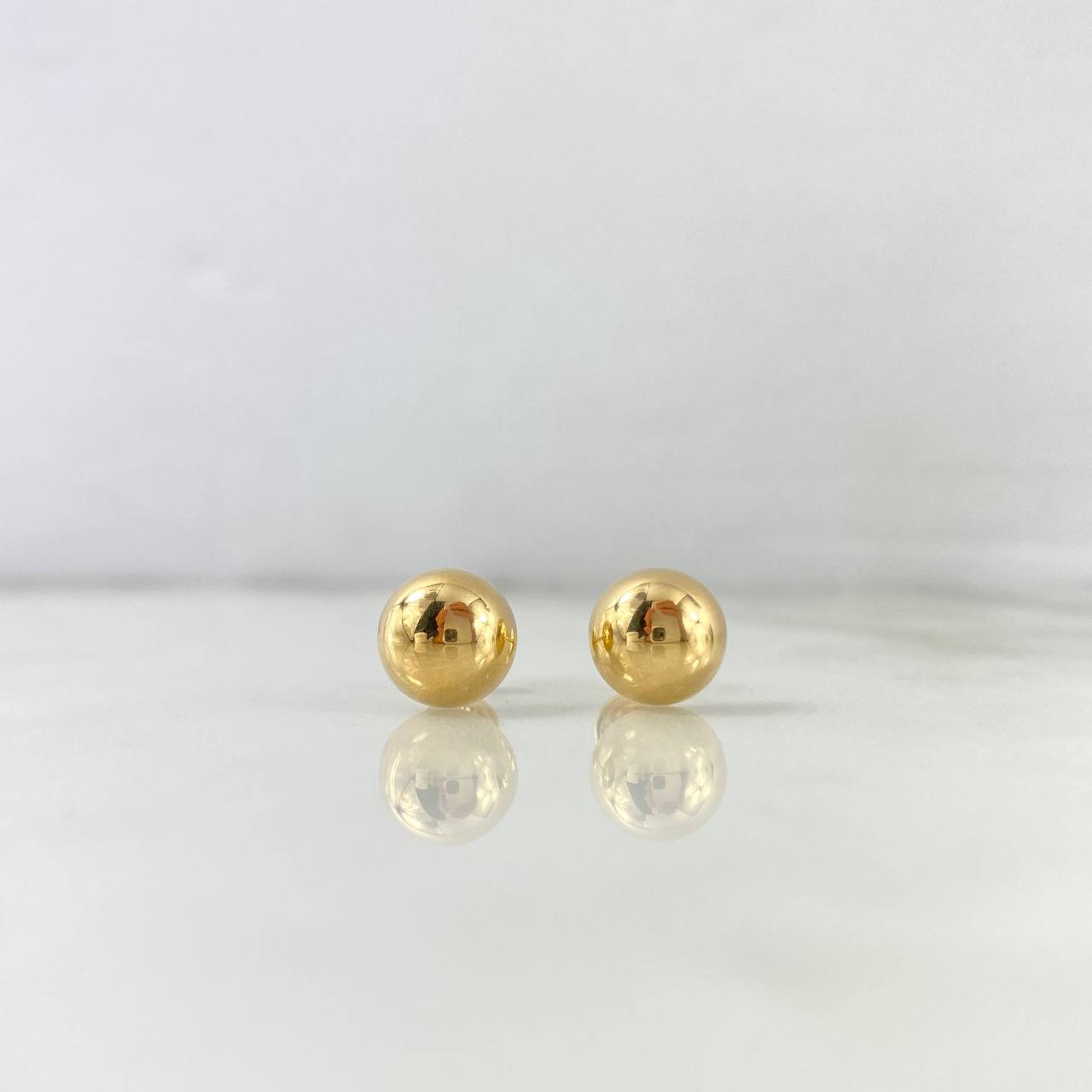 Topos Media Bola 0.85gr / 9mm Lisa Oro Amarillo