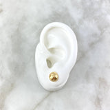 Topos Media Bola 1.2gr / 10mm Lisa Oro Amarillo 18K