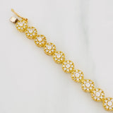 Pulso Tennis 10.95g / 16.7cm / 5.24mm Oro Amarillo 18K