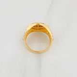 Anillo Corona 6g / T9 Tres Oros 18K